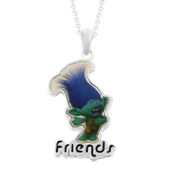 DreamWorks Trolls Best Friend Necklace Set 18 Inch - Picture 2 of 6